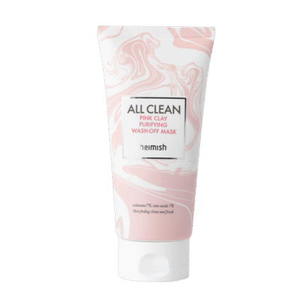 heimish all clean pink clay purifying wash-off mask 150g