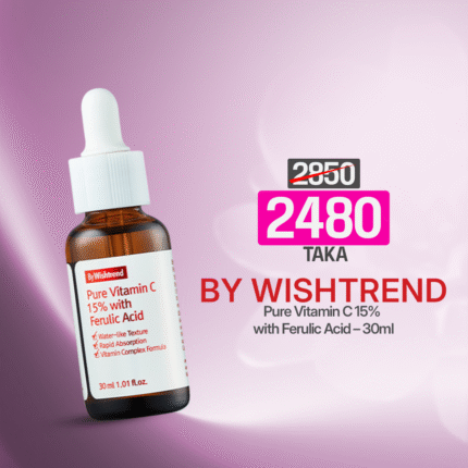 BY WISHTREND Pure Vitamin C 15% with Ferulic Acid – 30ml