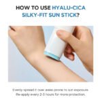 Skin1004 MADAGASCAR CENTELLA HYALU-CICA SILKY-FIT SUN STICK 20g - Image 3