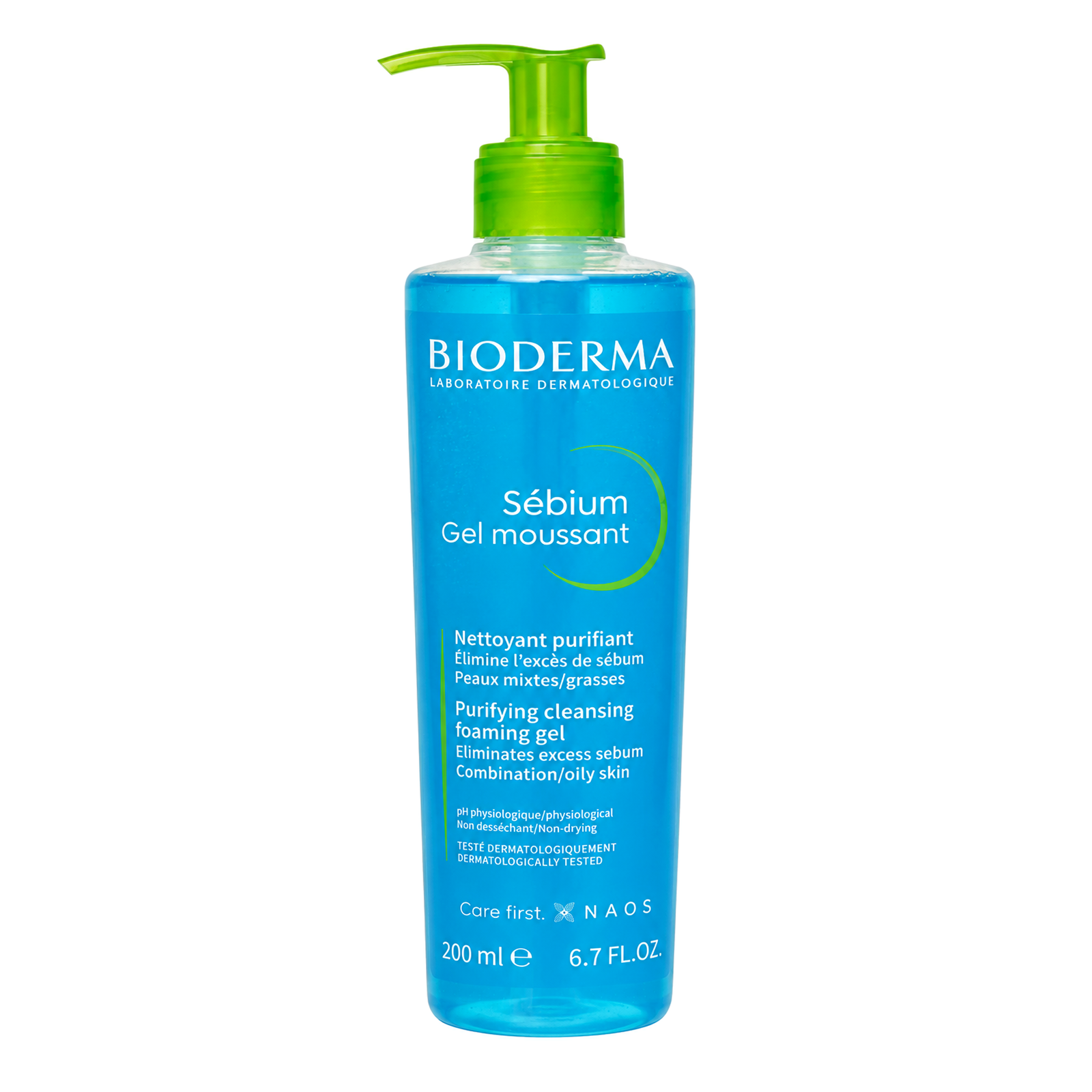 Bioderma Sebium Gel Moussant 200ml bottle Bioderma Sebium Gel Moussant 200ml bottle