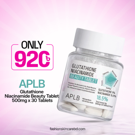 APLB Glutathione Niacinamide Beauty Tablet 500mg x 30 Tablets APLB Glutathione Niacinamide Beauty Tablet 500mg x 30 Tablets APLB Glutathione Niacinamide Beauty Tablet 500mg x 30 Tablets 1