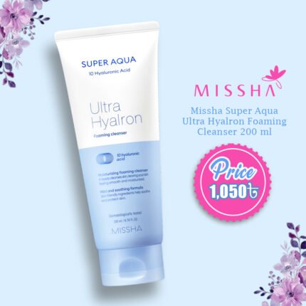 Missha Super Aqua Ultra Hyalron Foaming Cleanser 200 ml