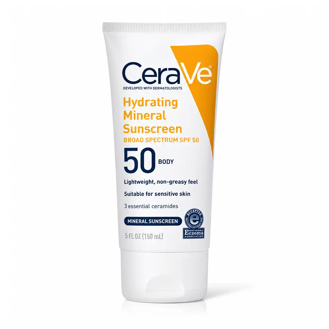 Cerave Hydrating Mineral Sunscreen SPF 50 Face for Senseitive Skin 75ml Cerave Hydrating Mineral Sunscreen SPF 50 Face for Senseitive Skin 75ml - Image 1